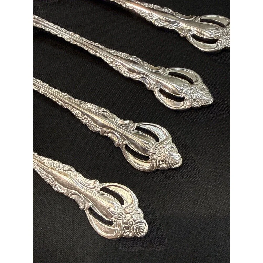 Wallace Stainless COUNTESS Set of 4 Dinner Forks M 18/10 China Flatware EUC